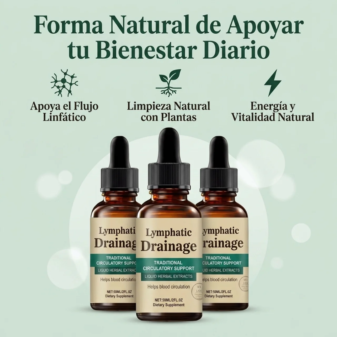 Gotas de Bienestar para Drenaje Linfático