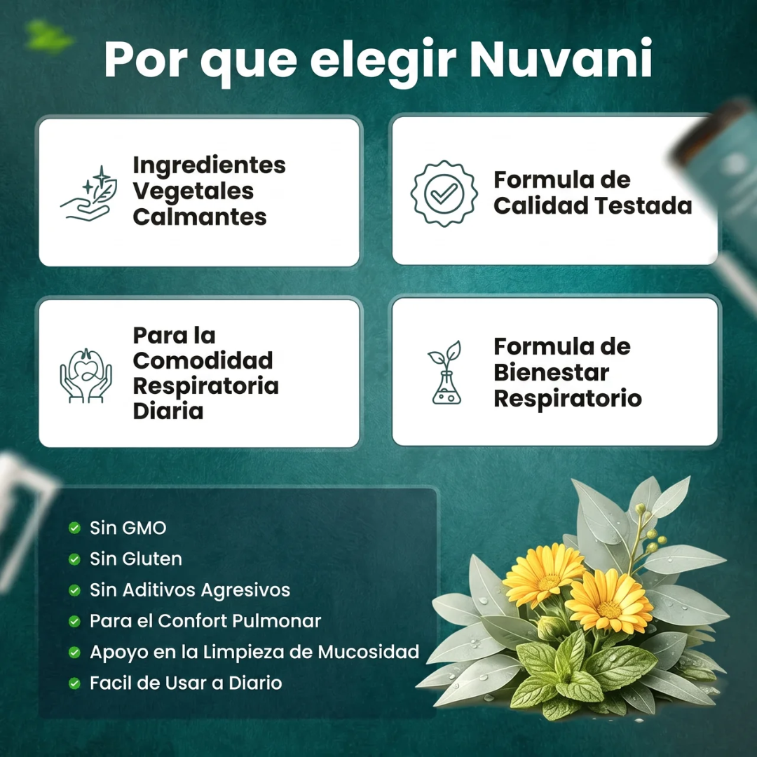 Spray Limpiador de Pulmones Nuvani™