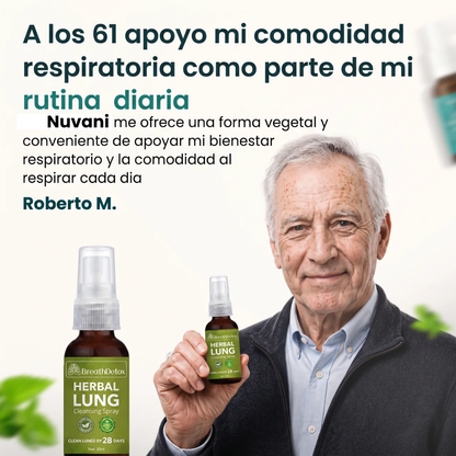 Spray Limpiador de Pulmones Nuvani™